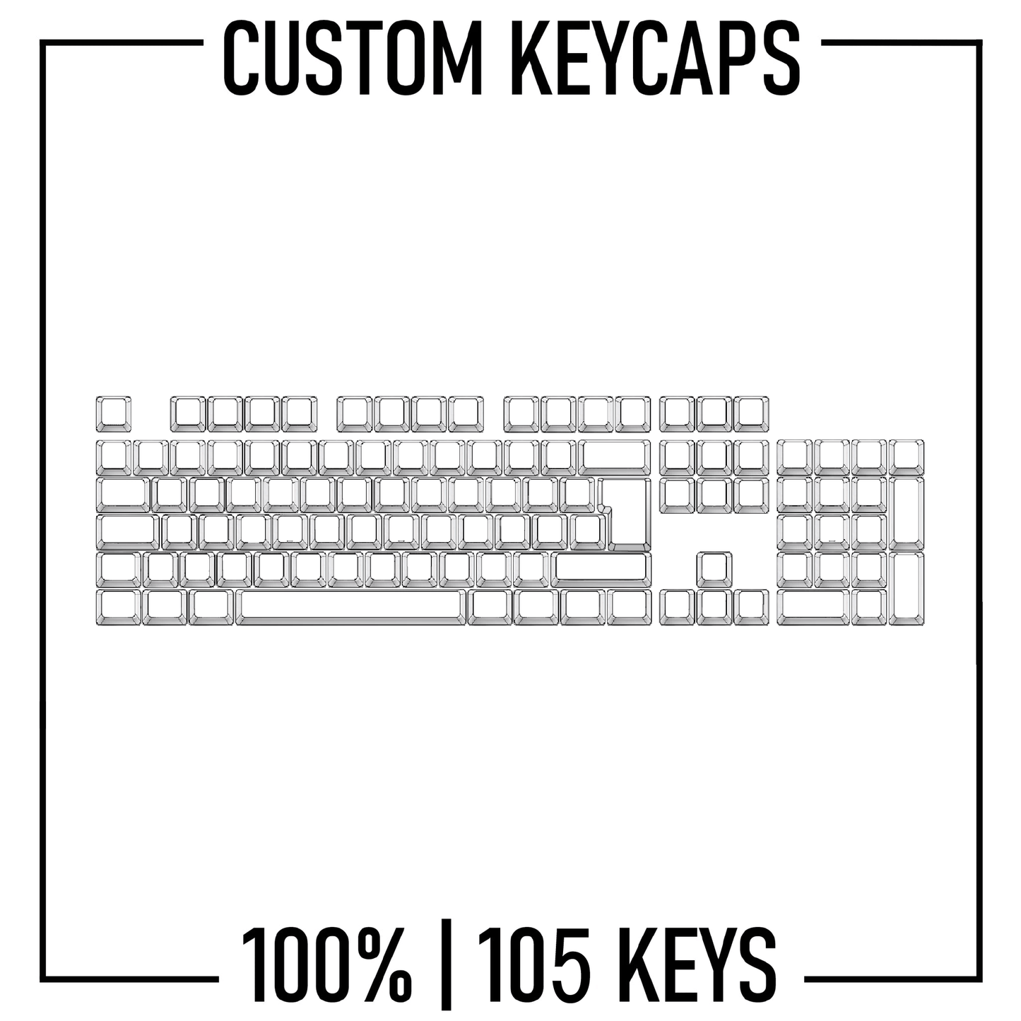 Design Studio - 100% Keyboard Custom Keycaps ( ISO )