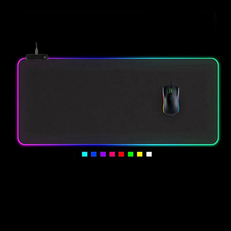 RGB LED Gaming Mouse Pad – Large Non-Slip Desk Mat