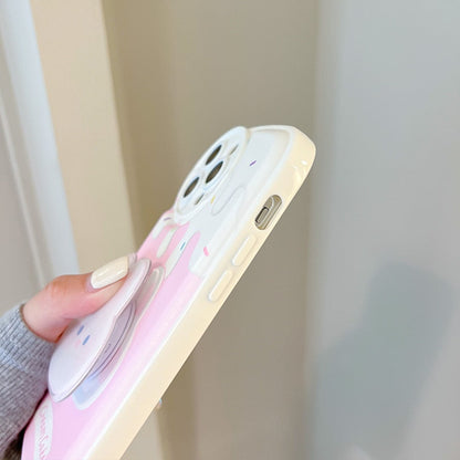 Strawberry Ice Cream Bunny iPhone Case