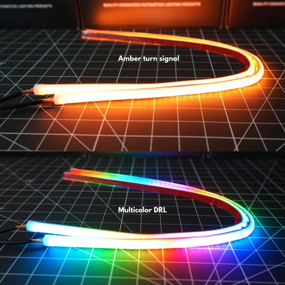Universal Flexible DRL Tube Strips – Multicolor
