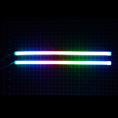 Universal Flexible DRL Tube Strips – Multicolor