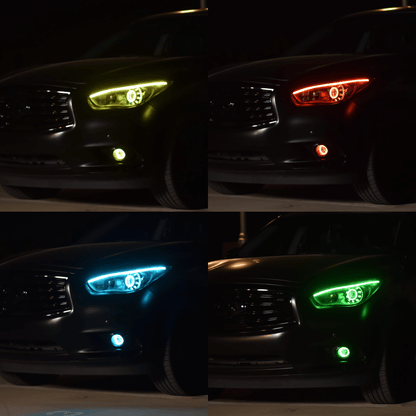 Universal Flexible DRL Tube Strips – Multicolor
