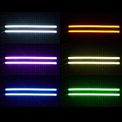 Universal Flexible DRL Tube Strips – Multicolor
