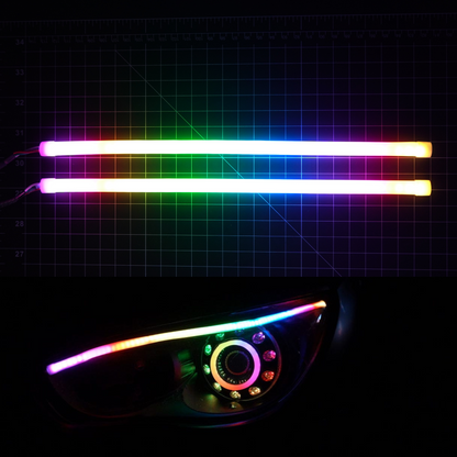 Universal Flexible DRL Tube Strips – Multicolor