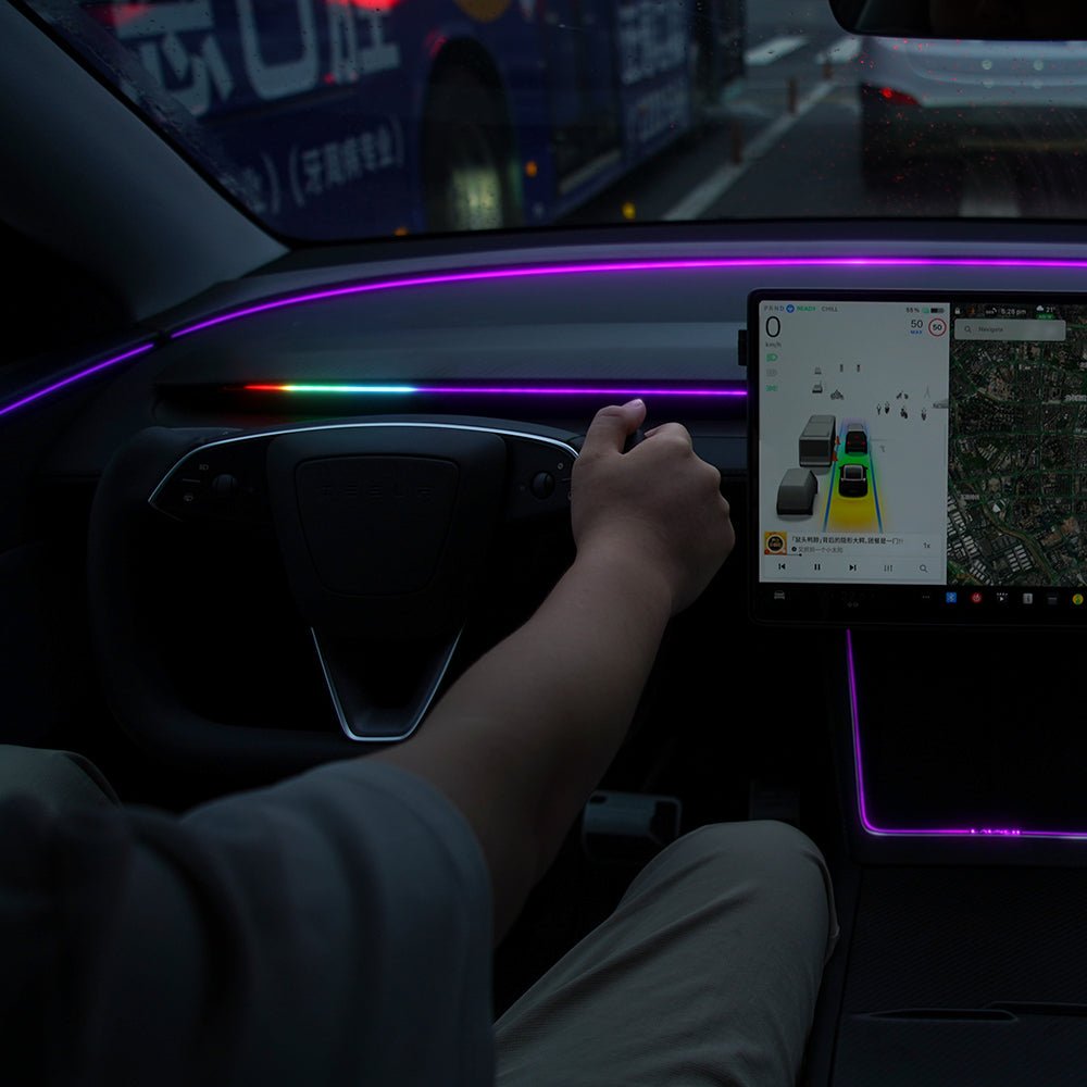 TESERY NeuroLight – Tesla Model 3/Y Dashboard RGB Lights with BSD System