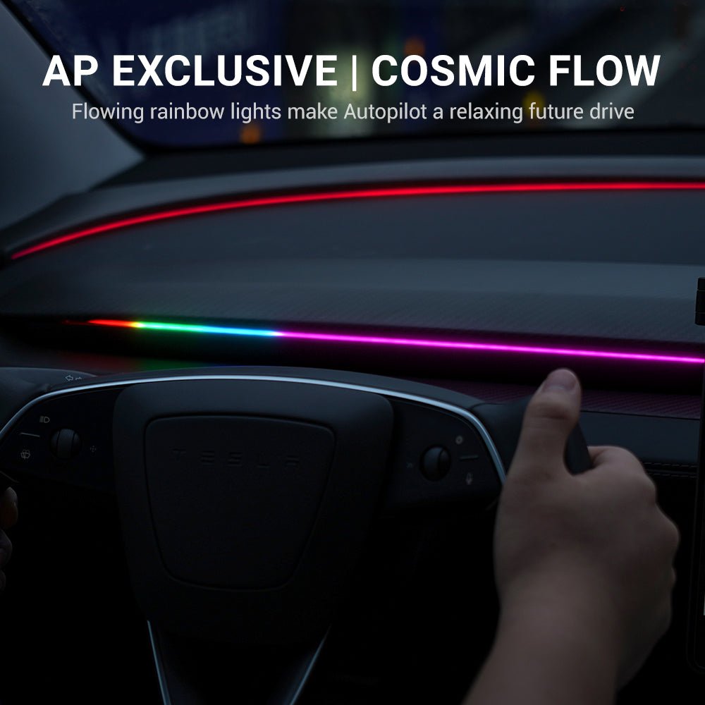TESERY NeuroLight – Tesla Model 3/Y Dashboard RGB Lights with BSD System