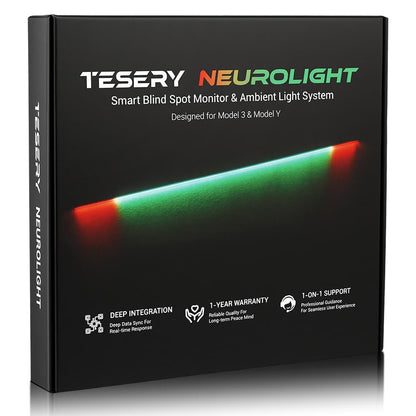 TESERY NeuroLight – Tesla Model 3/Y Dashboard RGB Lights with BSD System